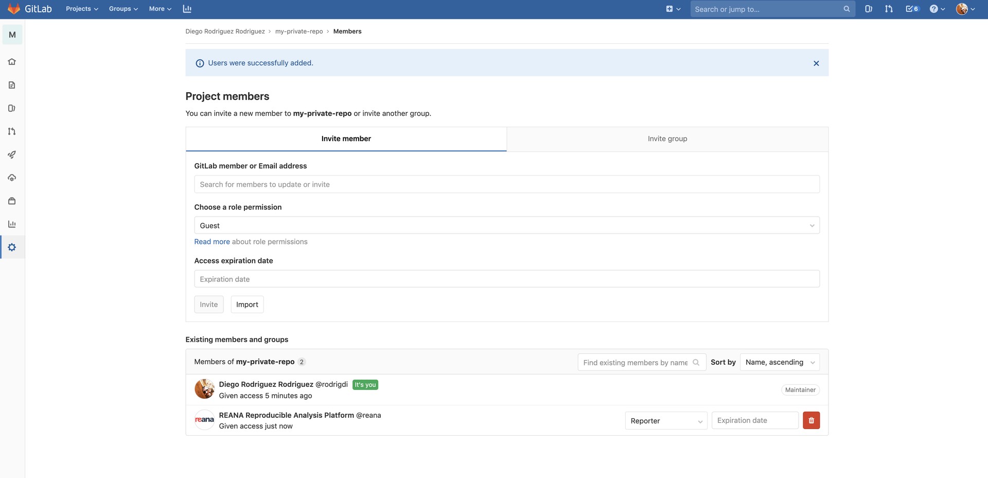 gitlab-authorize-reana
